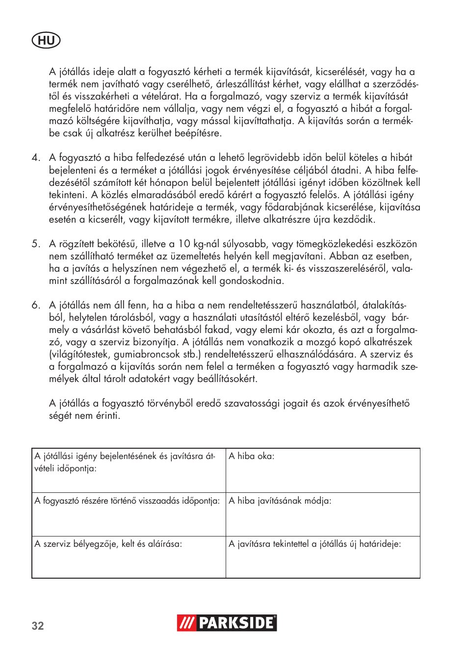 Parkside PNTS 1300 B2 User Manual | Page 32 / 68