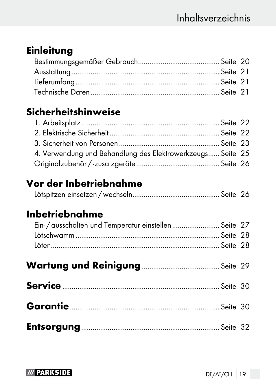 Parkside PLS 48 B1 User Manual | Page 19 / 46