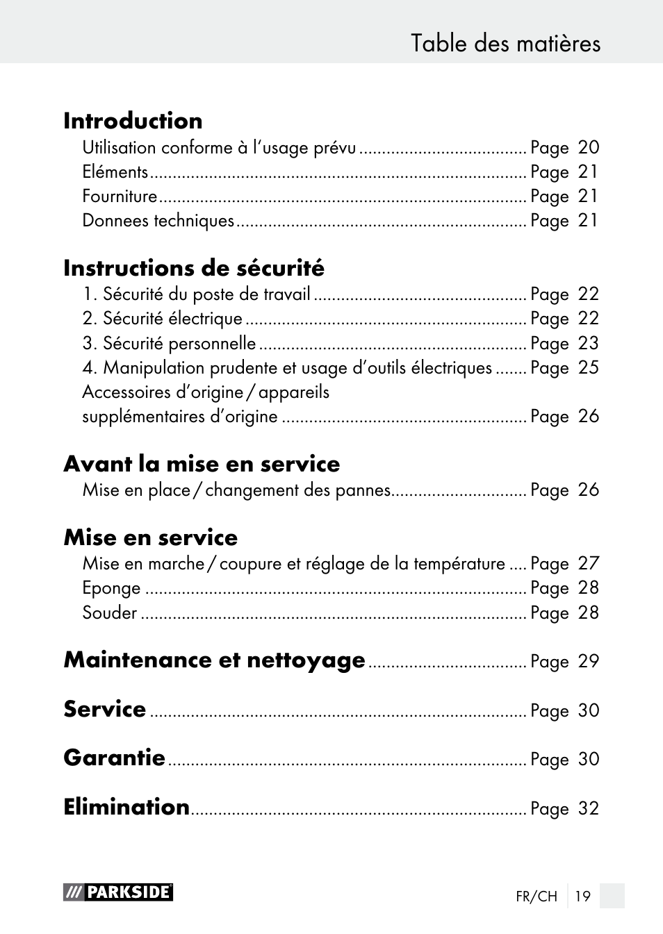 Parkside PLS 48 B1 User Manual | Page 19 / 60