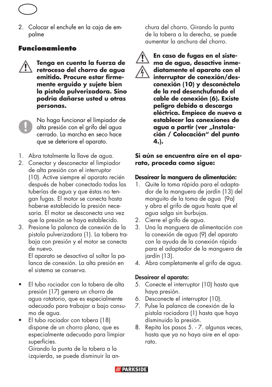 Parkside PHD 150 C2 User Manual | Page 10 / 70