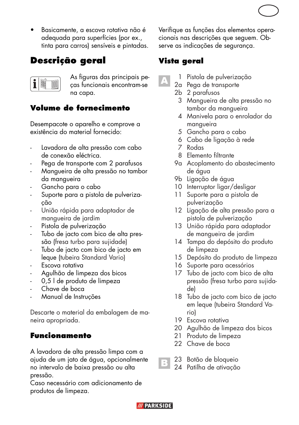 Descrição geral | Parkside PHD 150 C2 User Manual | Page 31 / 70