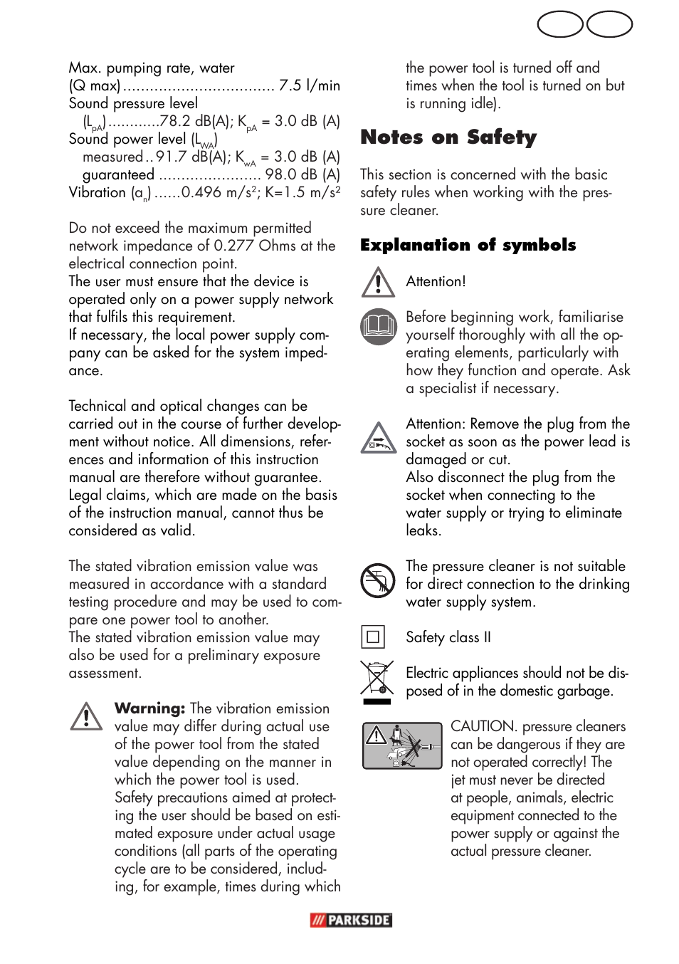 Mt gb | Parkside PHD 150 C2 User Manual | Page 45 / 70
