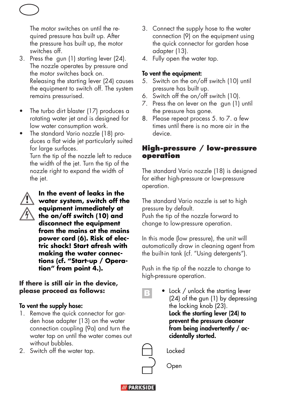 Parkside PHD 150 C2 User Manual | Page 10 / 94