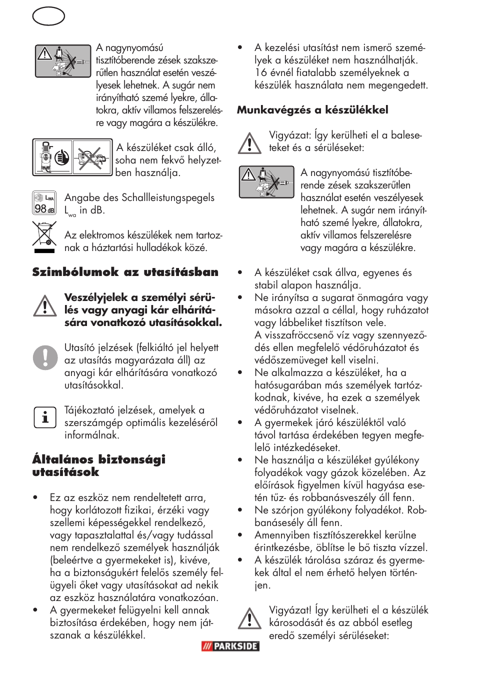 Parkside PHD 150 C2 User Manual | Page 32 / 94