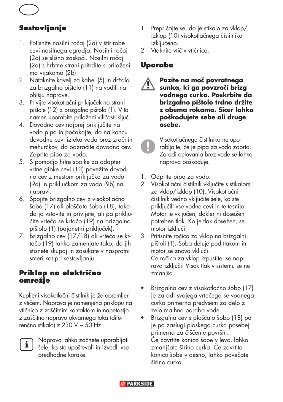 Parkside PHD 150 C2 User Manual | Page 46 / 94