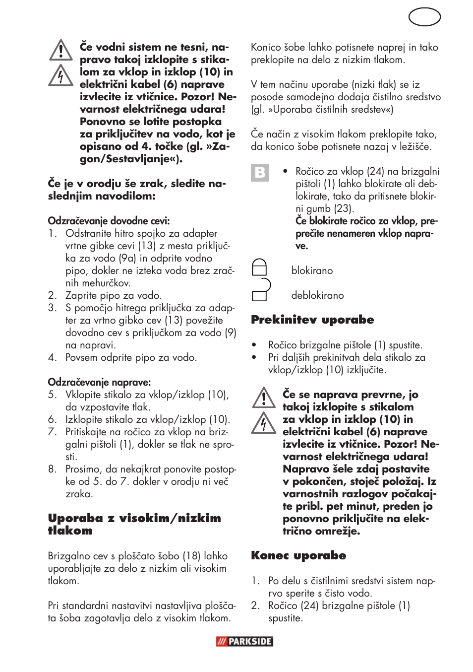 Parkside PHD 150 C2 User Manual | Page 47 / 94