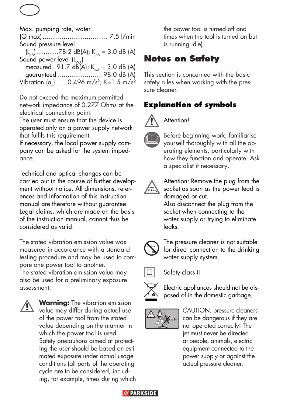 Parkside PHD 150 C2 User Manual | Page 6 / 94