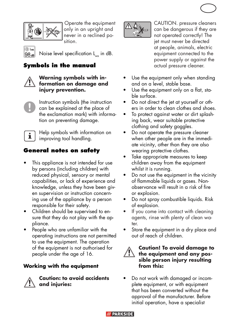 Parkside PHD 150 C2 User Manual | Page 7 / 94