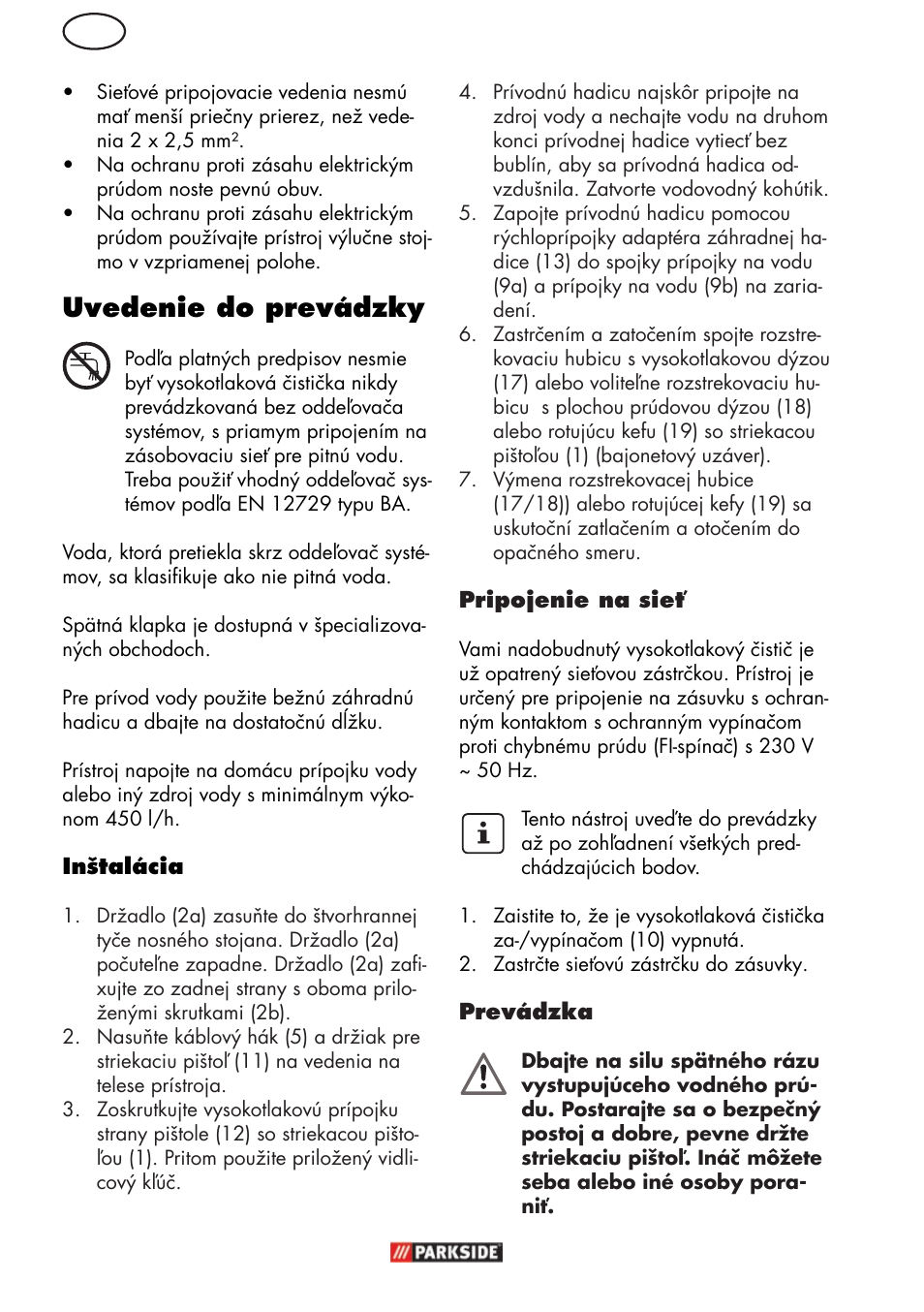 Uvedenie do prevádzky | Parkside PHD 150 C2 User Manual | Page 70 / 94