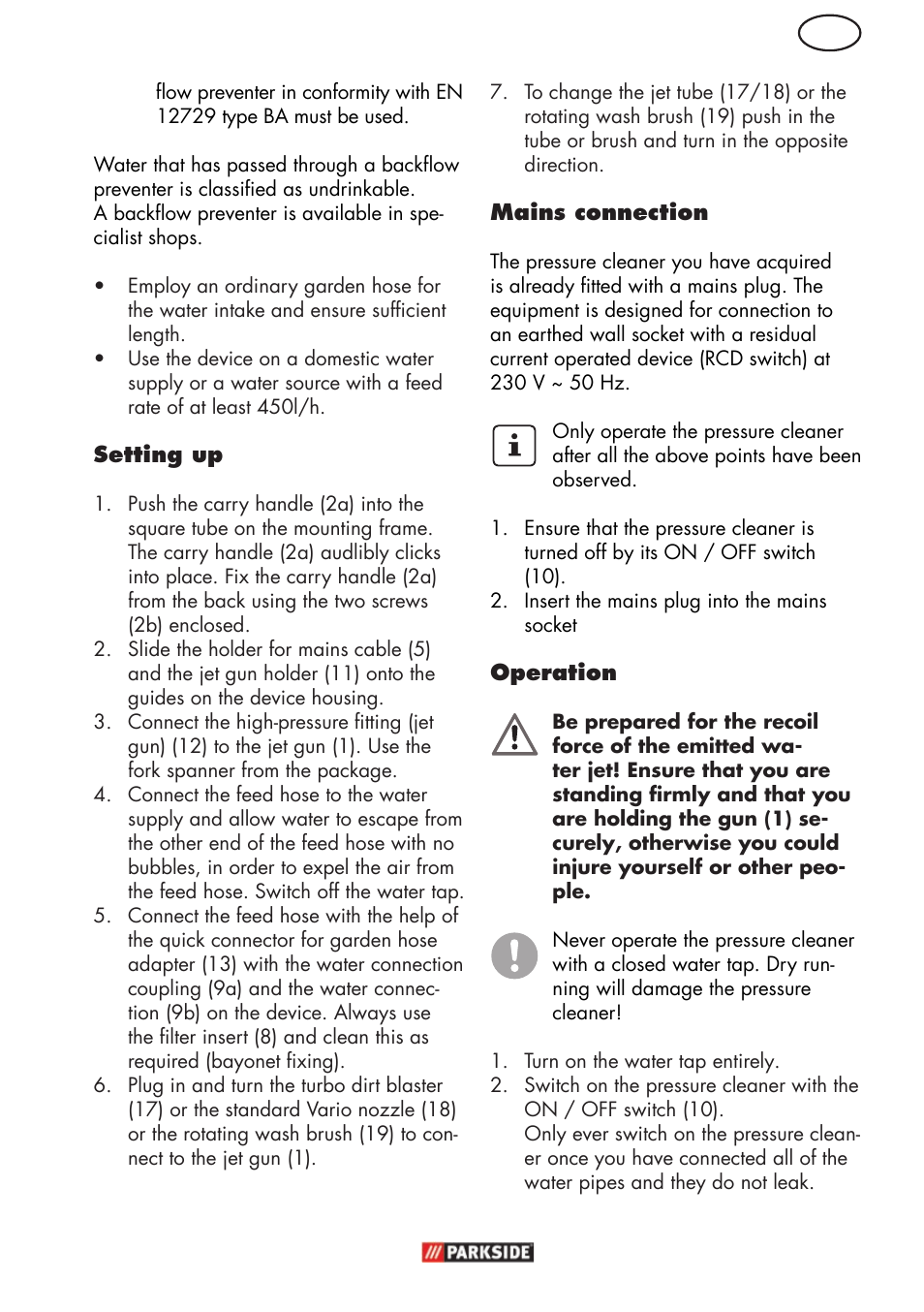 Parkside PHD 150 C2 User Manual | Page 9 / 94