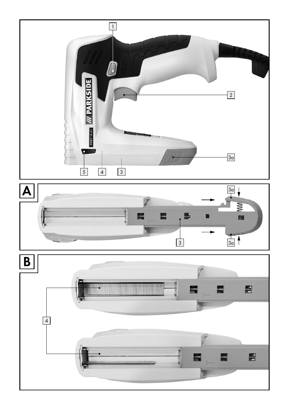 Parkside PHET 15 A1 User Manual | Page 3 / 44