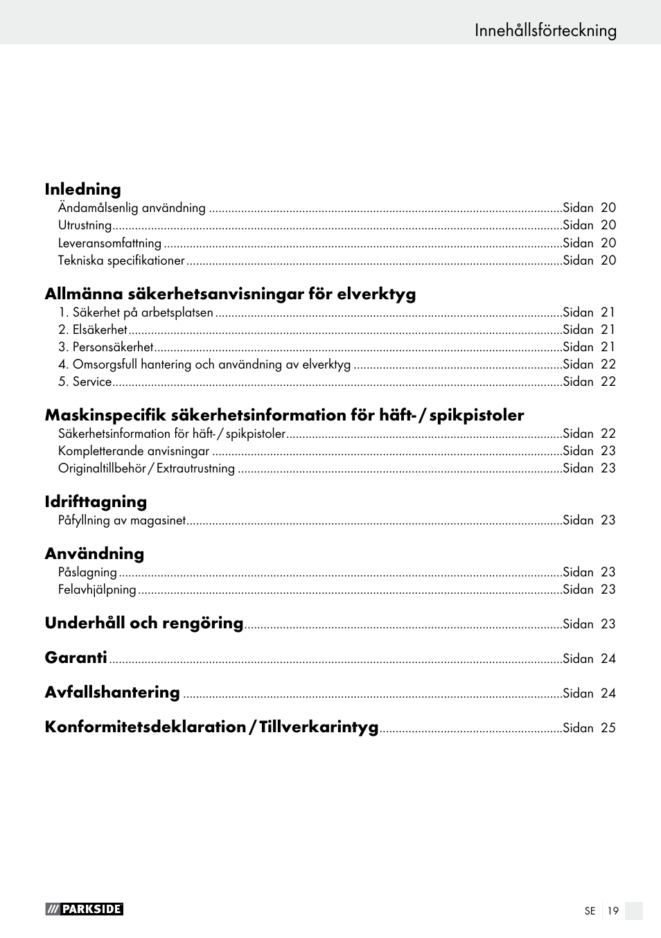 Parkside PHET 15 A1 User Manual | Page 19 / 58