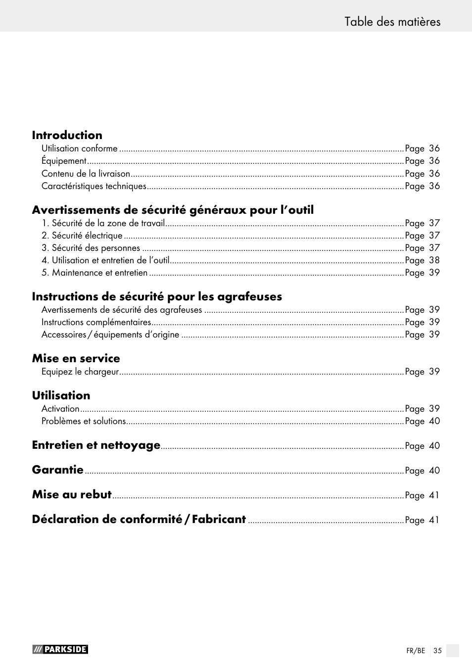 Parkside PHET 15 A1 User Manual | Page 35 / 58