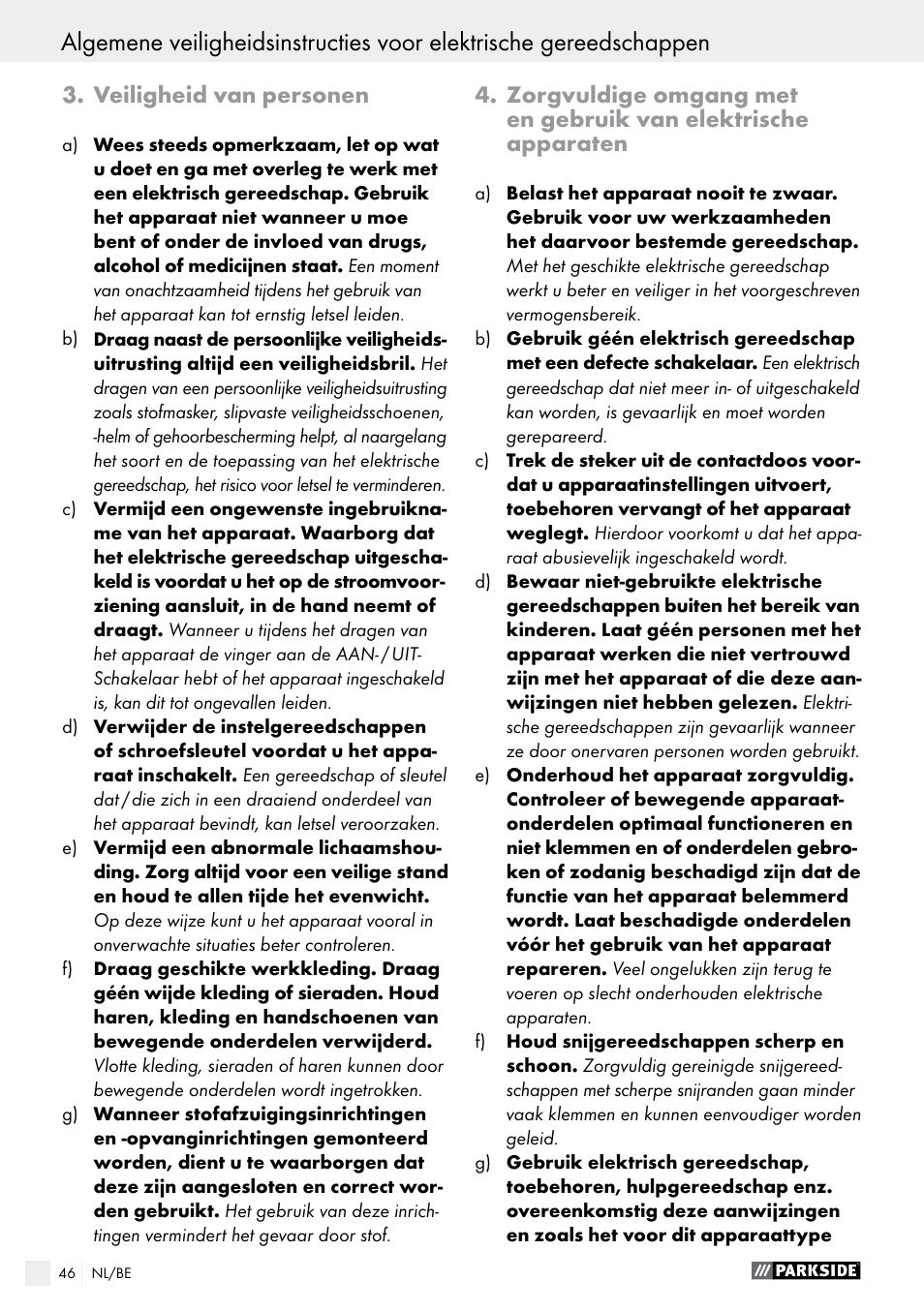 Parkside PHET 15 A1 User Manual | Page 46 / 58