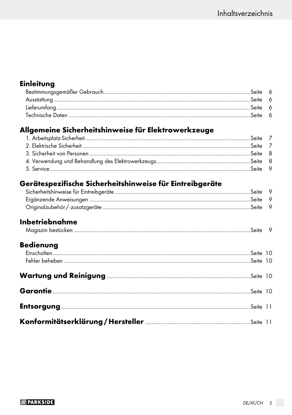 Parkside PHET 15 A1 User Manual | Page 5 / 35