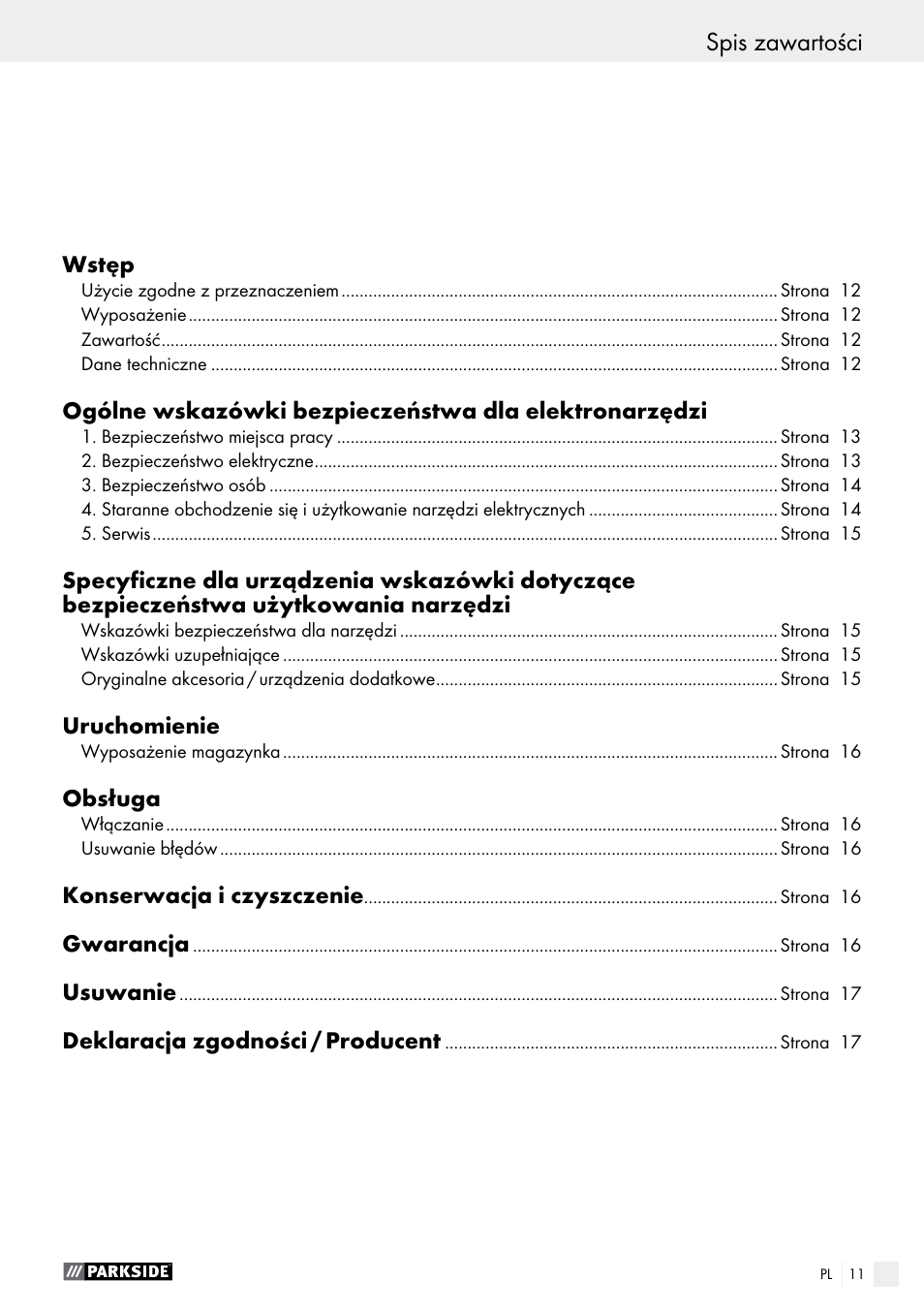 Parkside PHET 15 A1 User Manual | Page 11 / 50