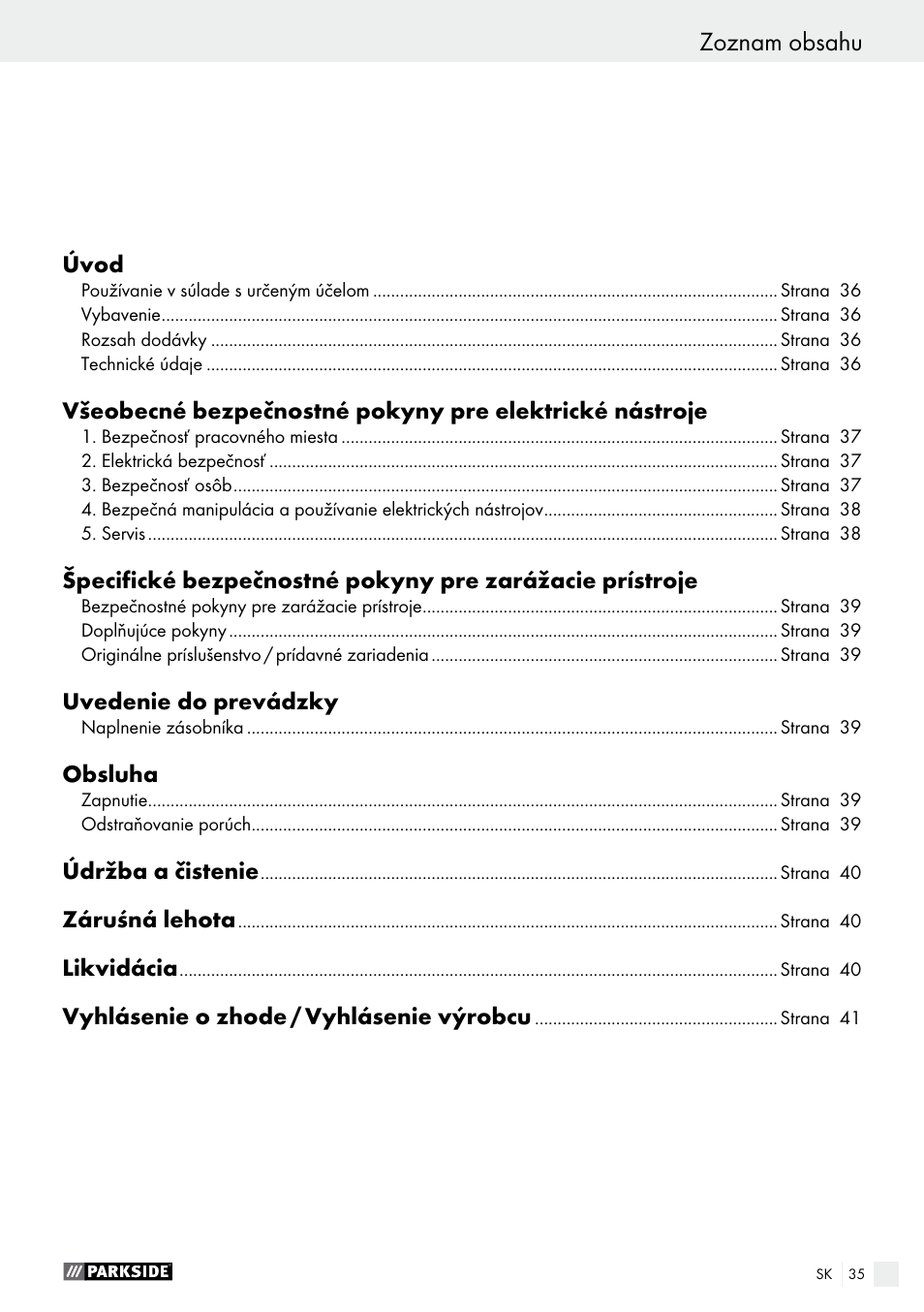 Parkside PHET 15 A1 User Manual | Page 35 / 50