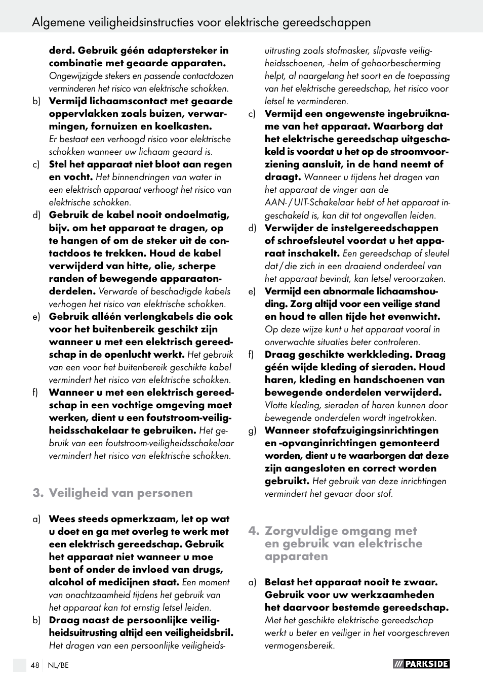 Parkside POF 1200 A1 User Manual | Page 48 / 65