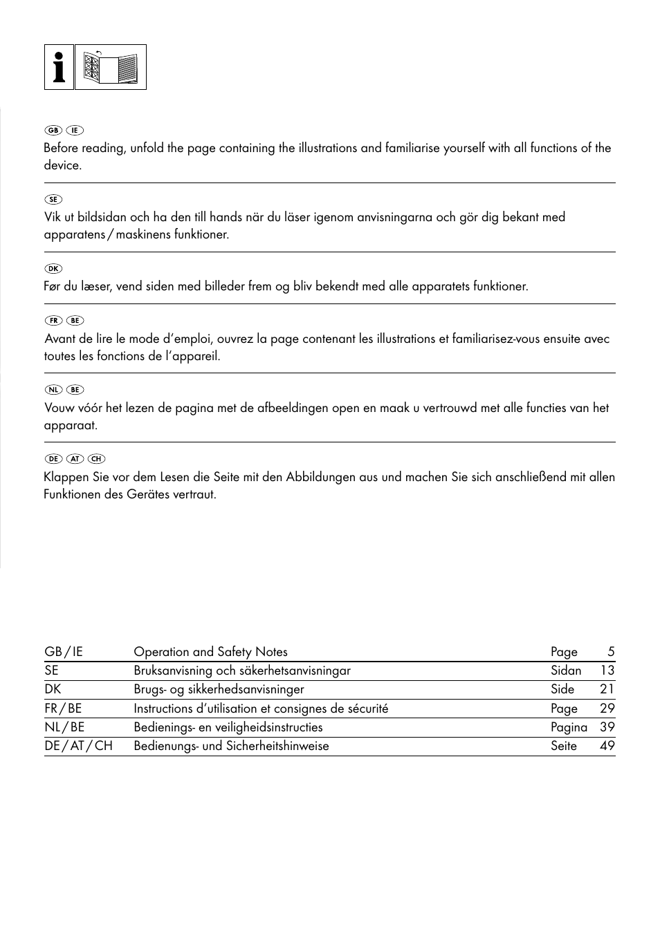 Parkside PSBM 500 A2 User Manual | Page 2 / 58