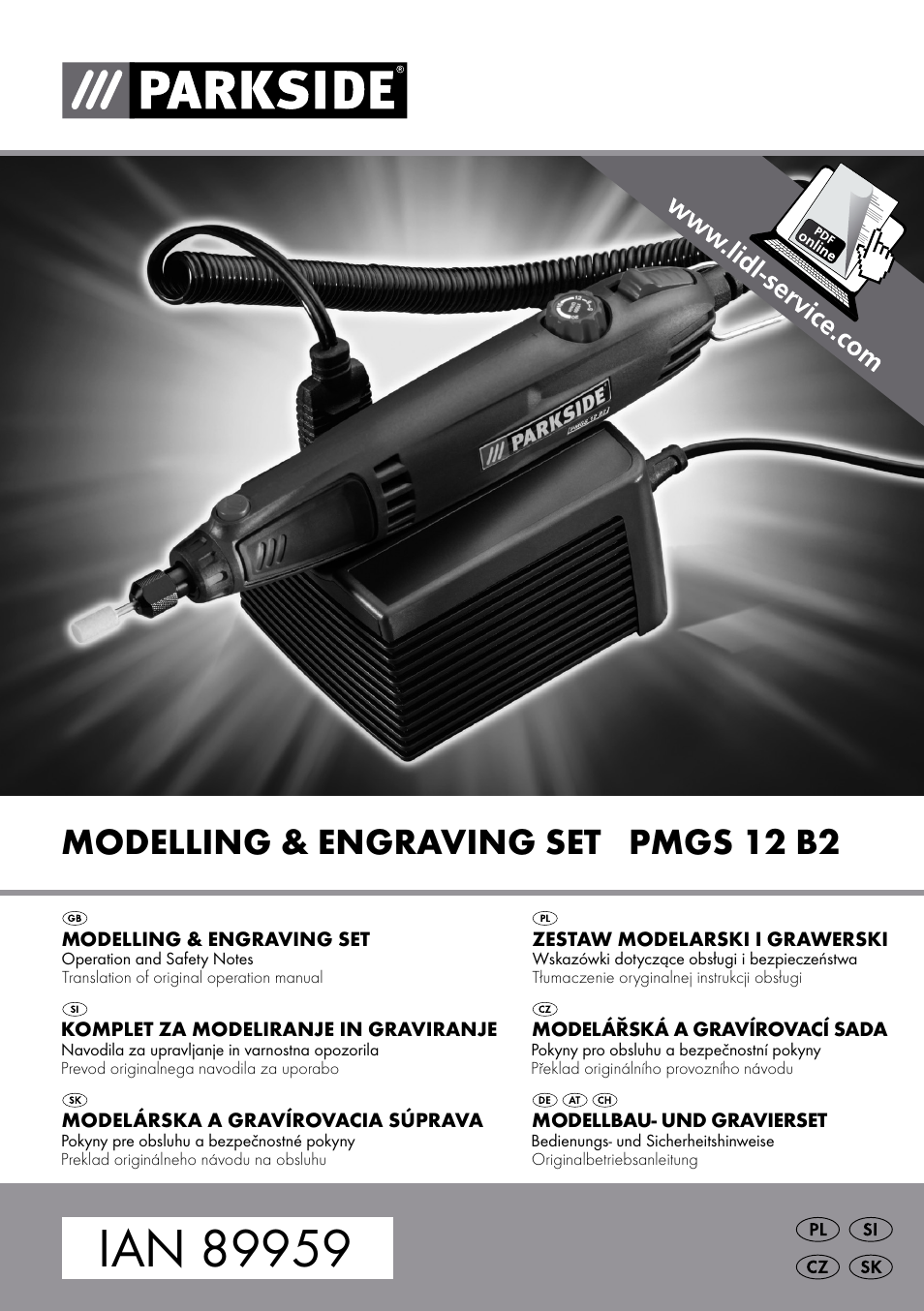 Parkside PMGS 12 B2 User Manual | 79 pages