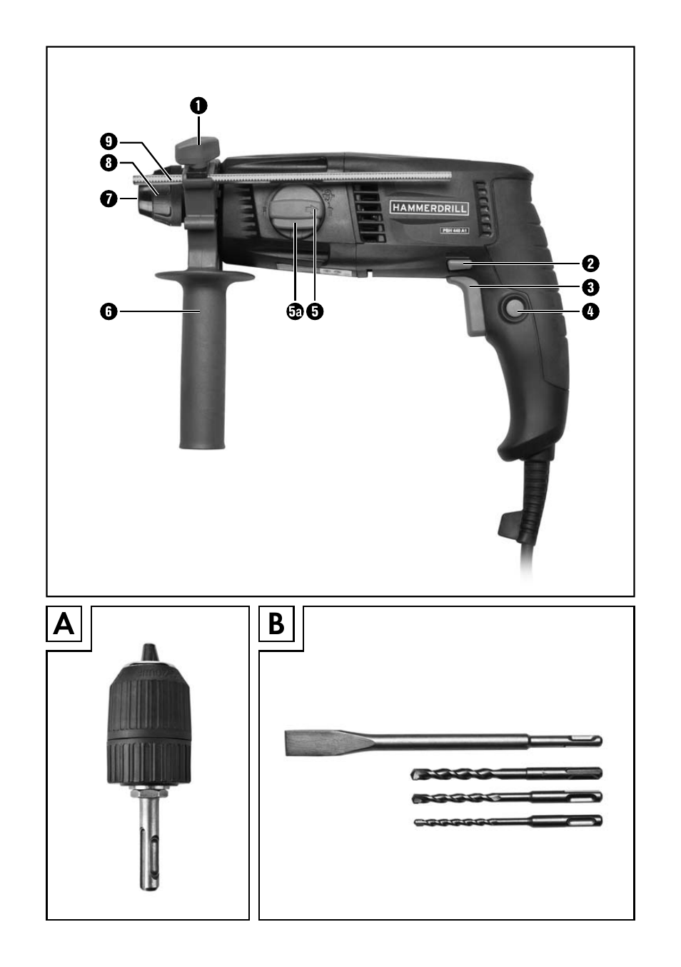 Parkside PBH 440 A1 User Manual | Page 3 / 27