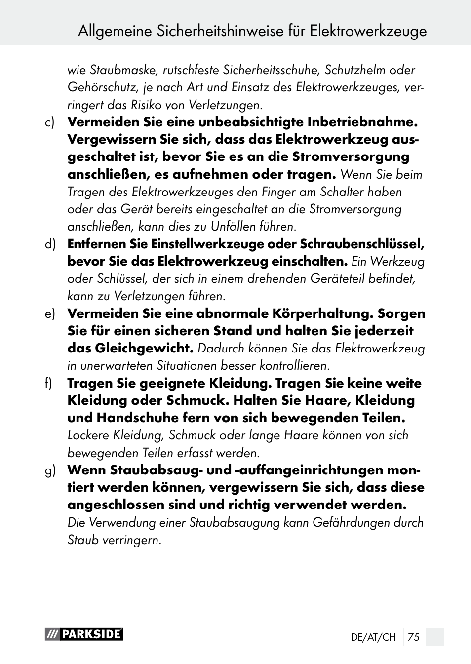 Parkside PGG 15 A1 User Manual | Page 75 / 84