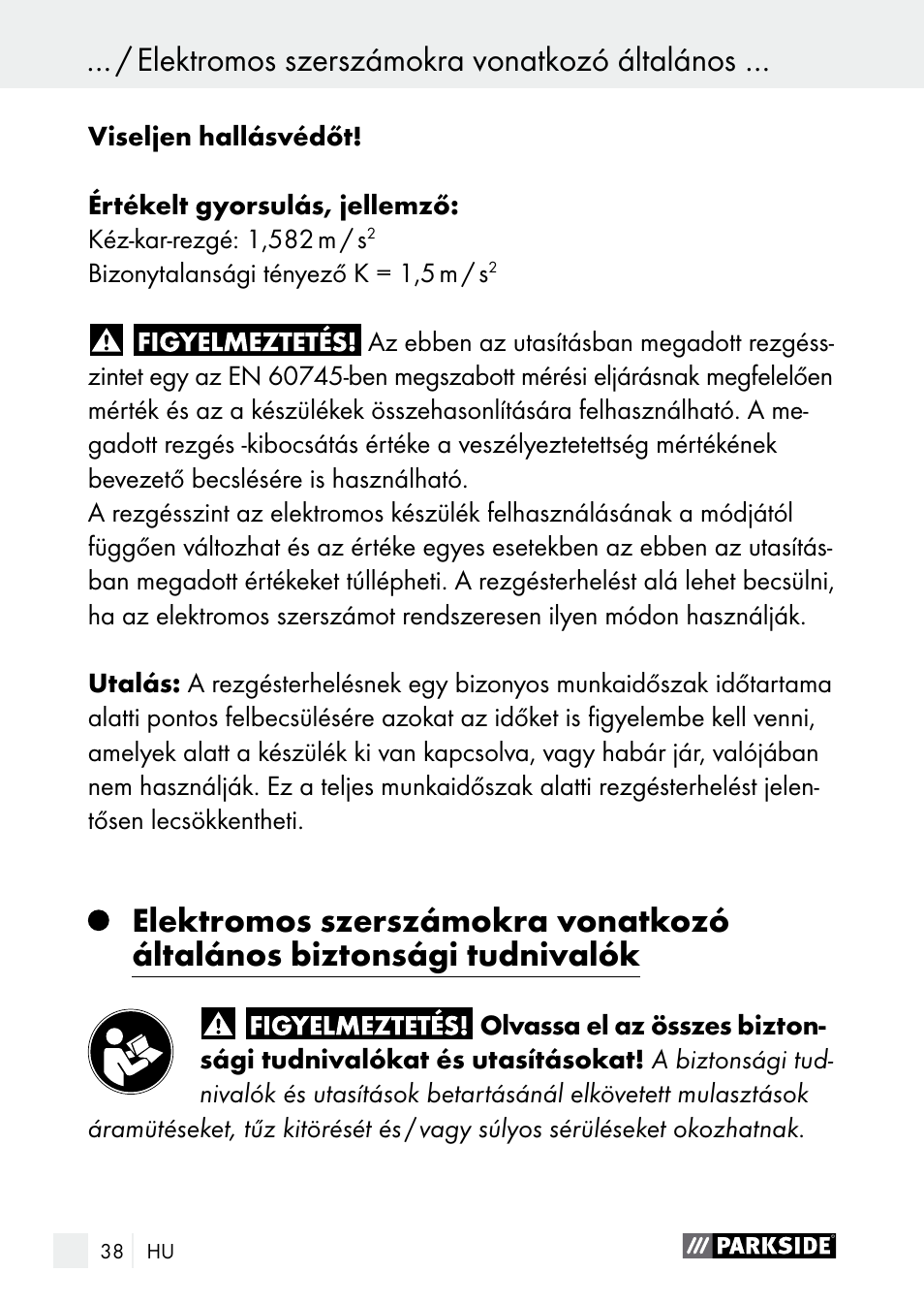 Parkside PGG 15 A1 User Manual | Page 38 / 96