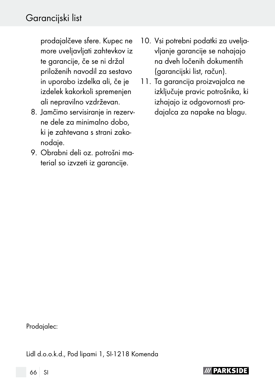 Parkside PGG 15 A1 User Manual | Page 66 / 96