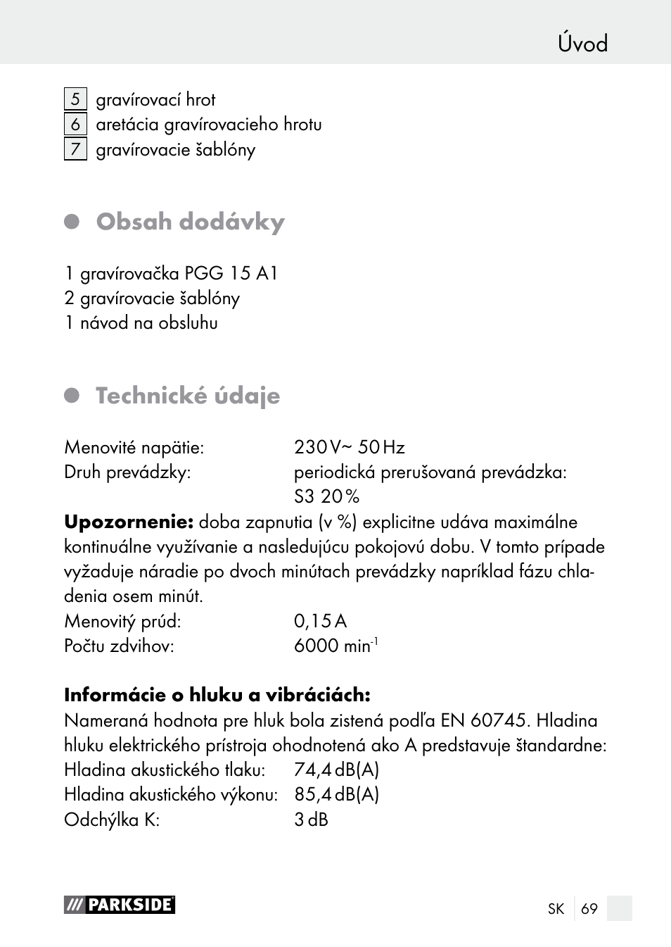 Parkside PGG 15 A1 User Manual | Page 69 / 96
