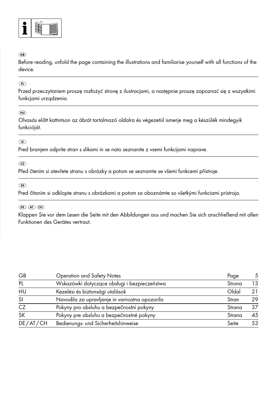 Parkside PHLG 2000 B1 User Manual | Page 2 / 61