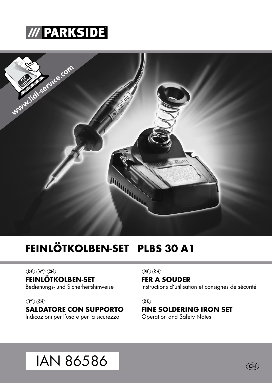 Parkside PLBS 30 A1 User Manual | 68 pages