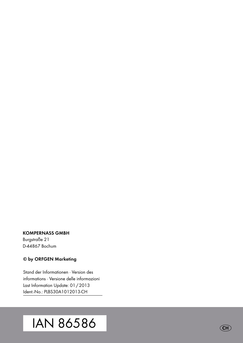 Parkside PLBS 30 A1 User Manual | Page 68 / 68