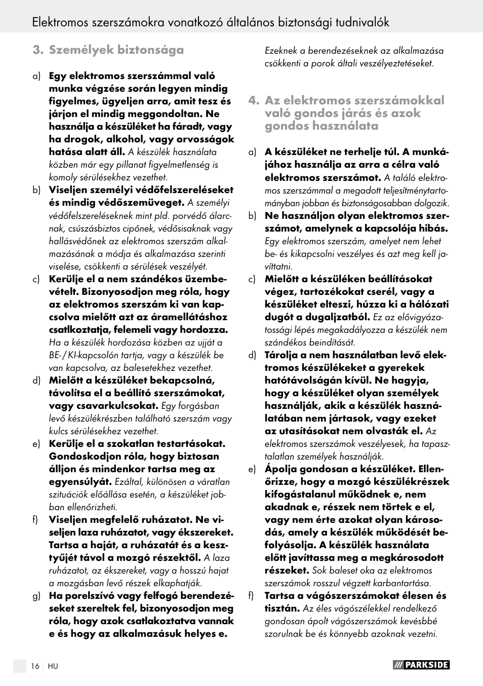 Parkside PET 25 A1 User Manual | Page 16 / 53