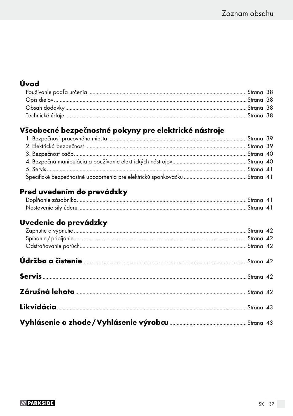 Parkside PET 25 A1 User Manual | Page 37 / 53