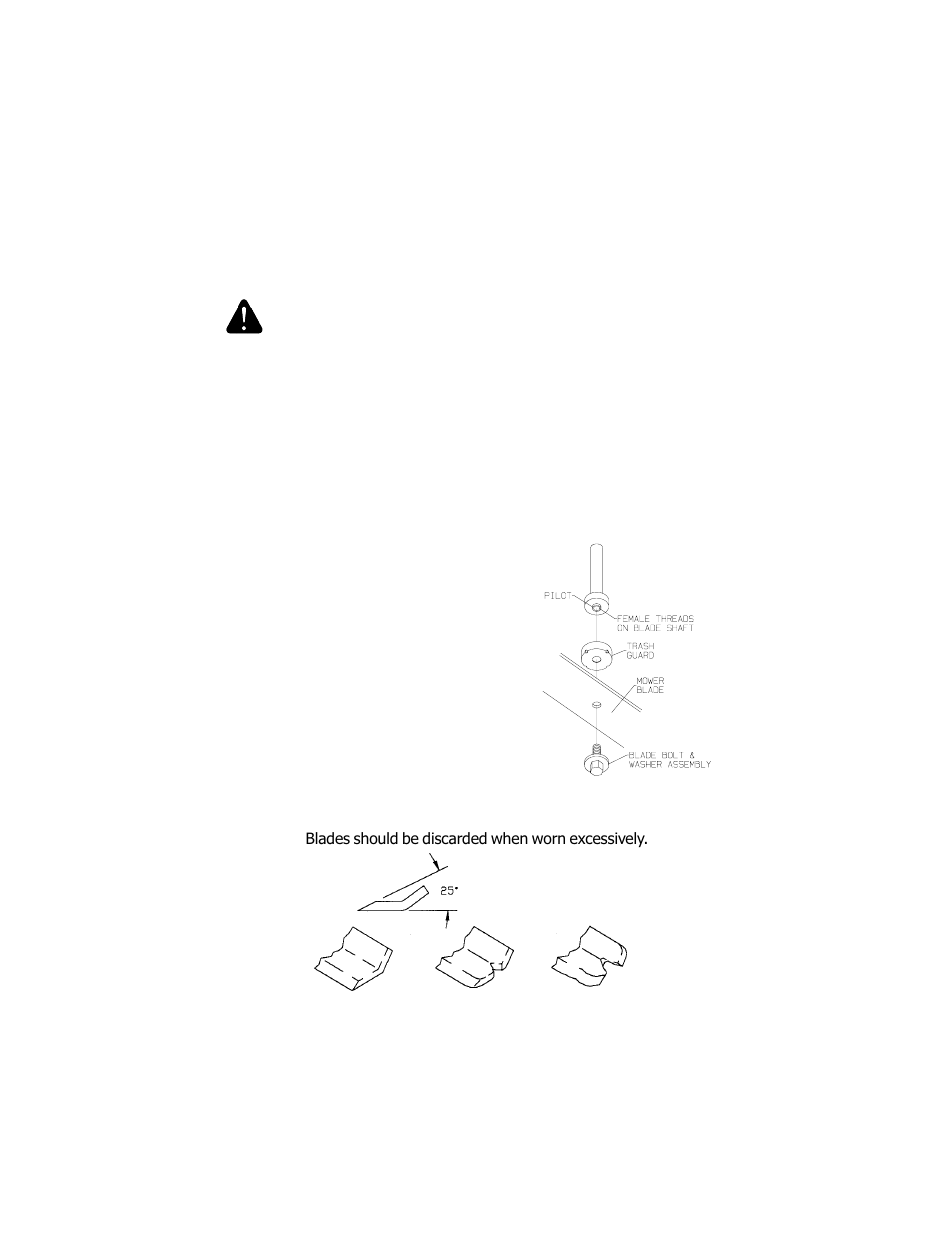 Care and maintenance, Cutter blade maintenance | Dixon Zeeter 14295-0804 User Manual | Page 33 / 52