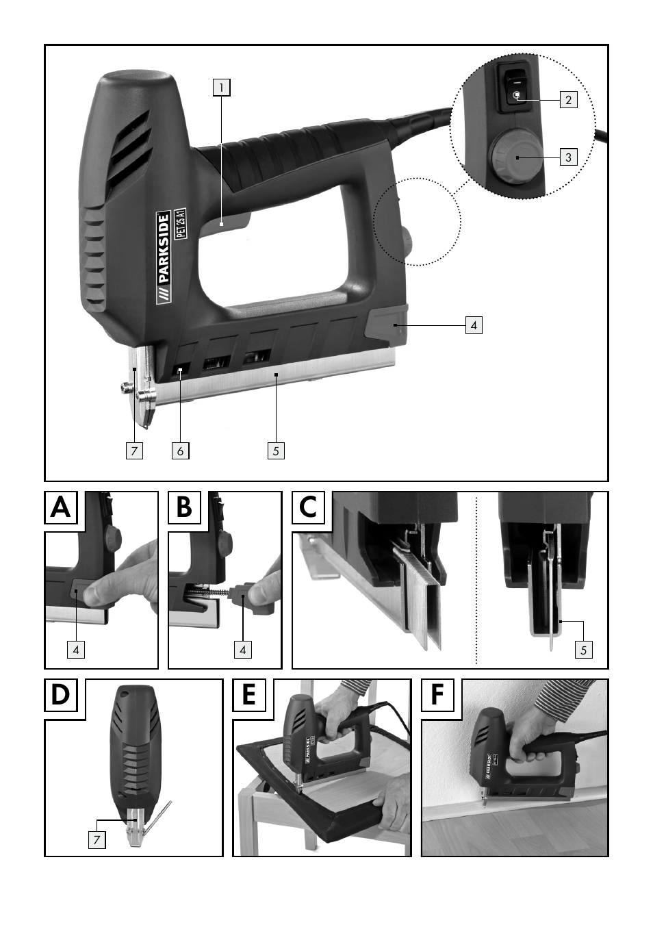 Fe d | Parkside PET 25 A1 User Manual | Page 3 / 45