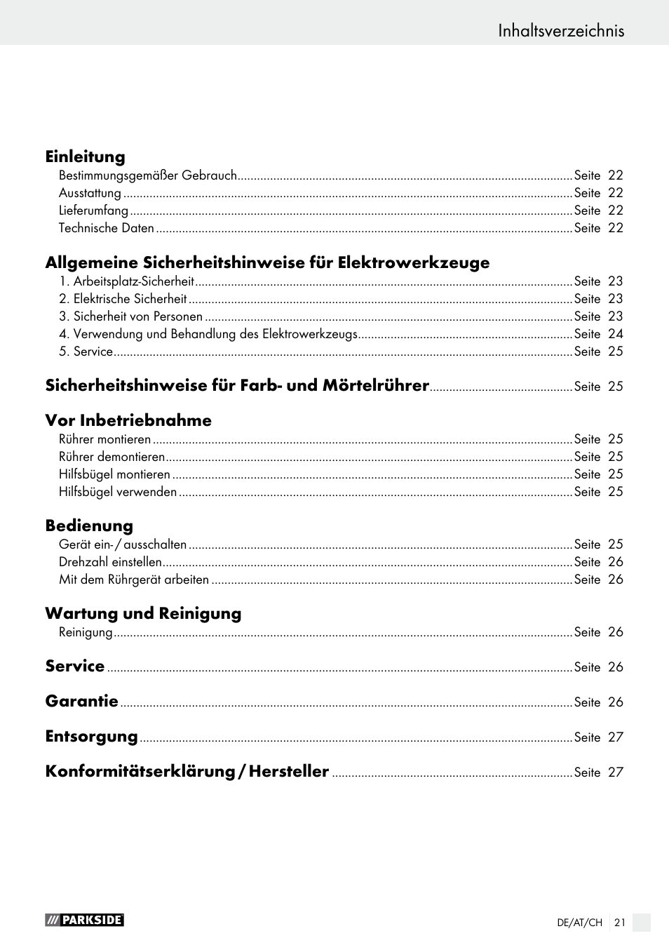 Parkside PFMR 1400 B1 User Manual | Page 21 / 36