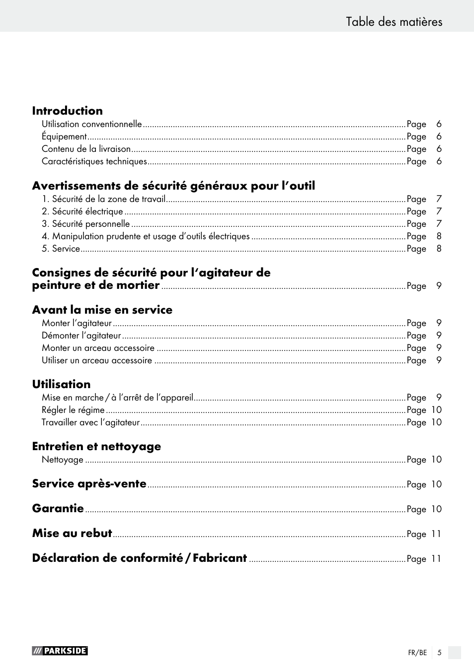 Parkside PFMR 1400 B1 User Manual | Page 5 / 36