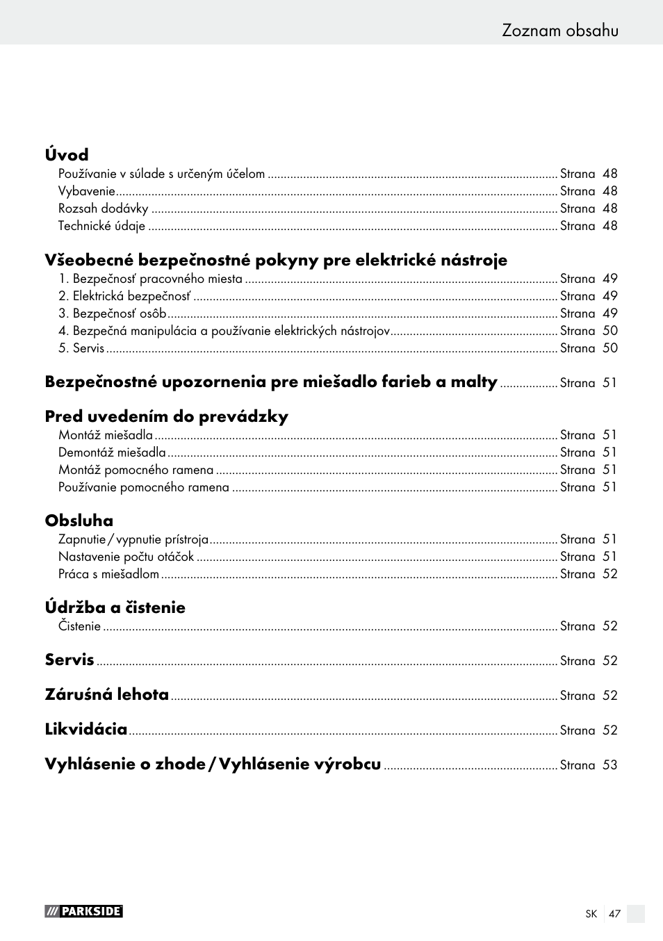 Parkside PFMR 1400 B1 User Manual | Page 47 / 62