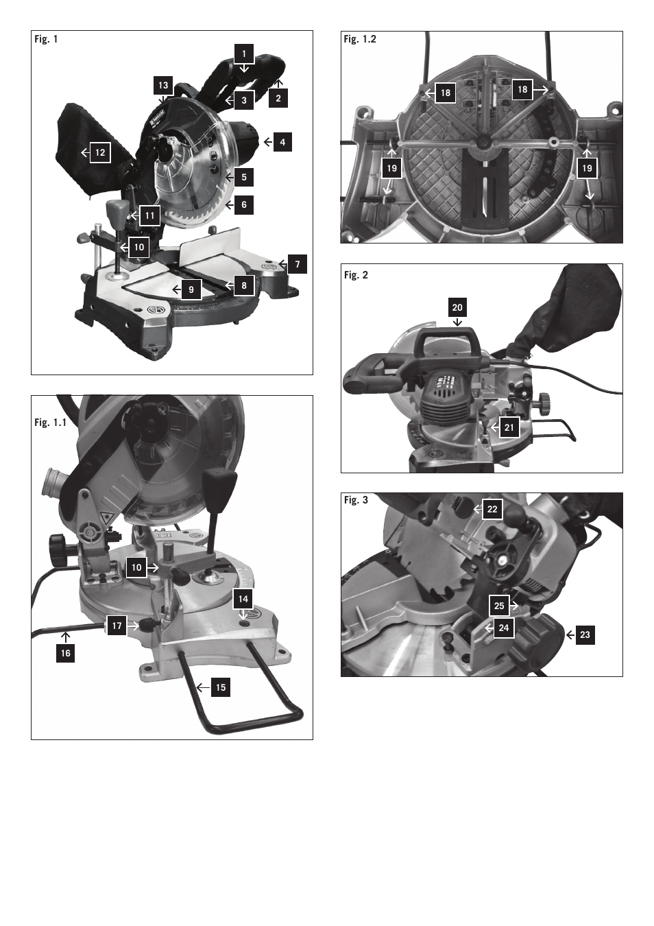 Parkside PKS 1500 A1 User Manual | Page 4 / 64