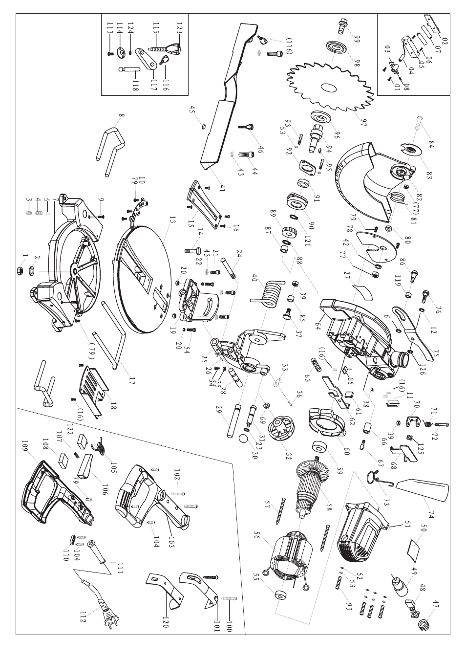 Parkside PKS 1500 A1 User Manual | Page 62 / 64