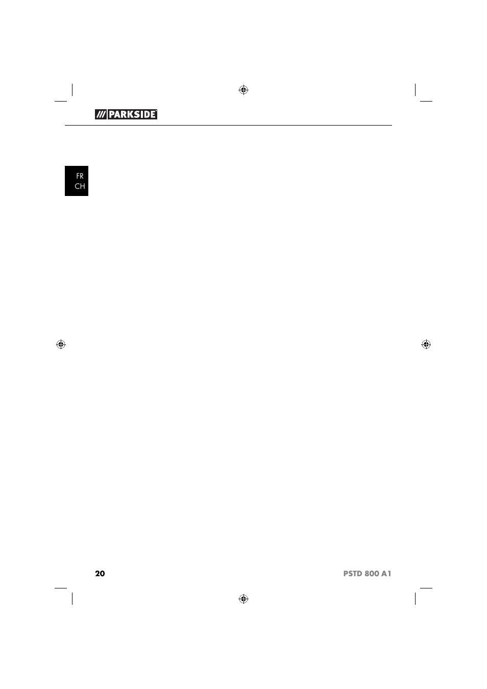 Parkside PSTD 800 A1 User Manual | Page 24 / 41