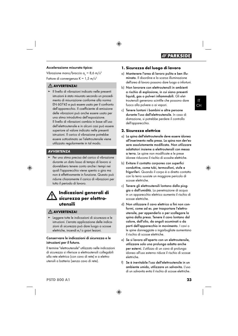 Parkside PSTD 800 A1 User Manual | Page 27 / 41