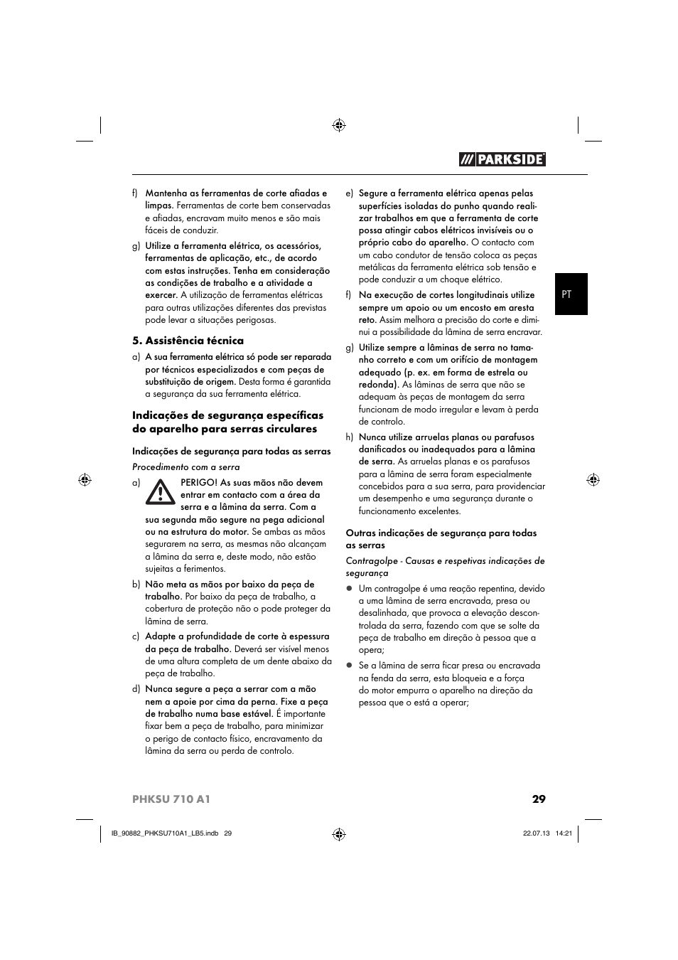 Parkside PHKSU 710 A1 User Manual | Page 32 / 64