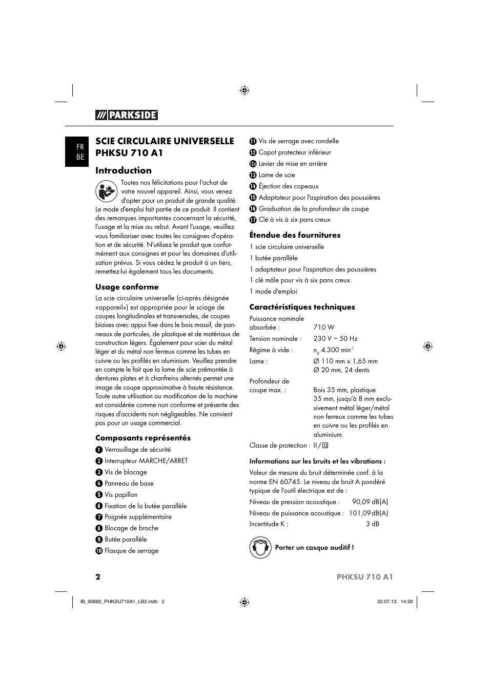 Parkside PHKSU 710 A1 User Manual | Page 5 / 40