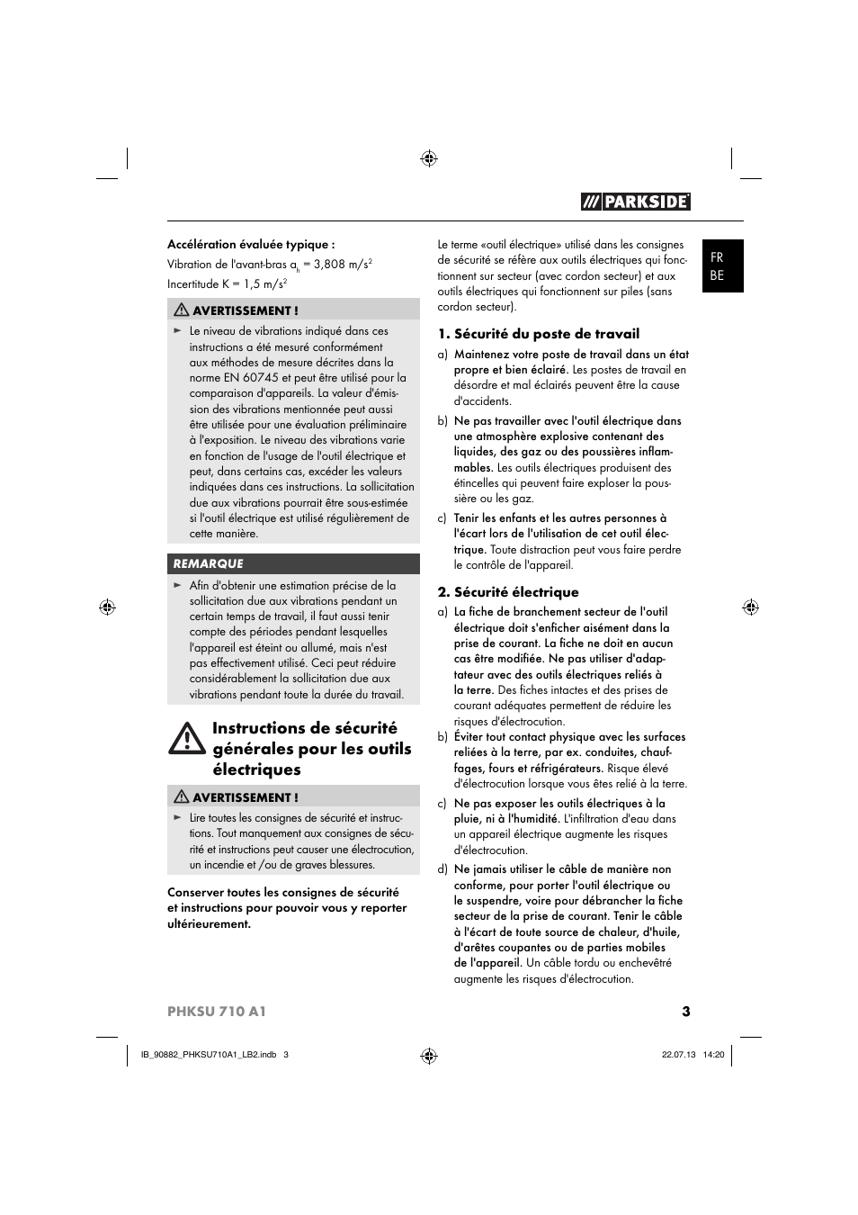 Parkside PHKSU 710 A1 User Manual | Page 6 / 40