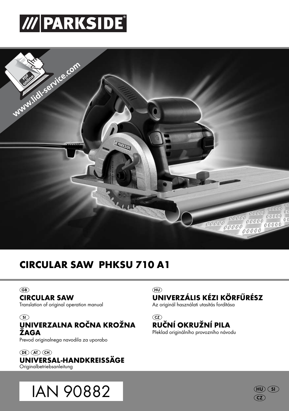 Parkside PHKSU 710 A1 User Manual | 64 pages