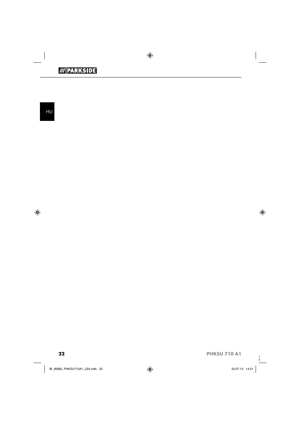 Parkside PHKSU 710 A1 User Manual | Page 25 / 64
