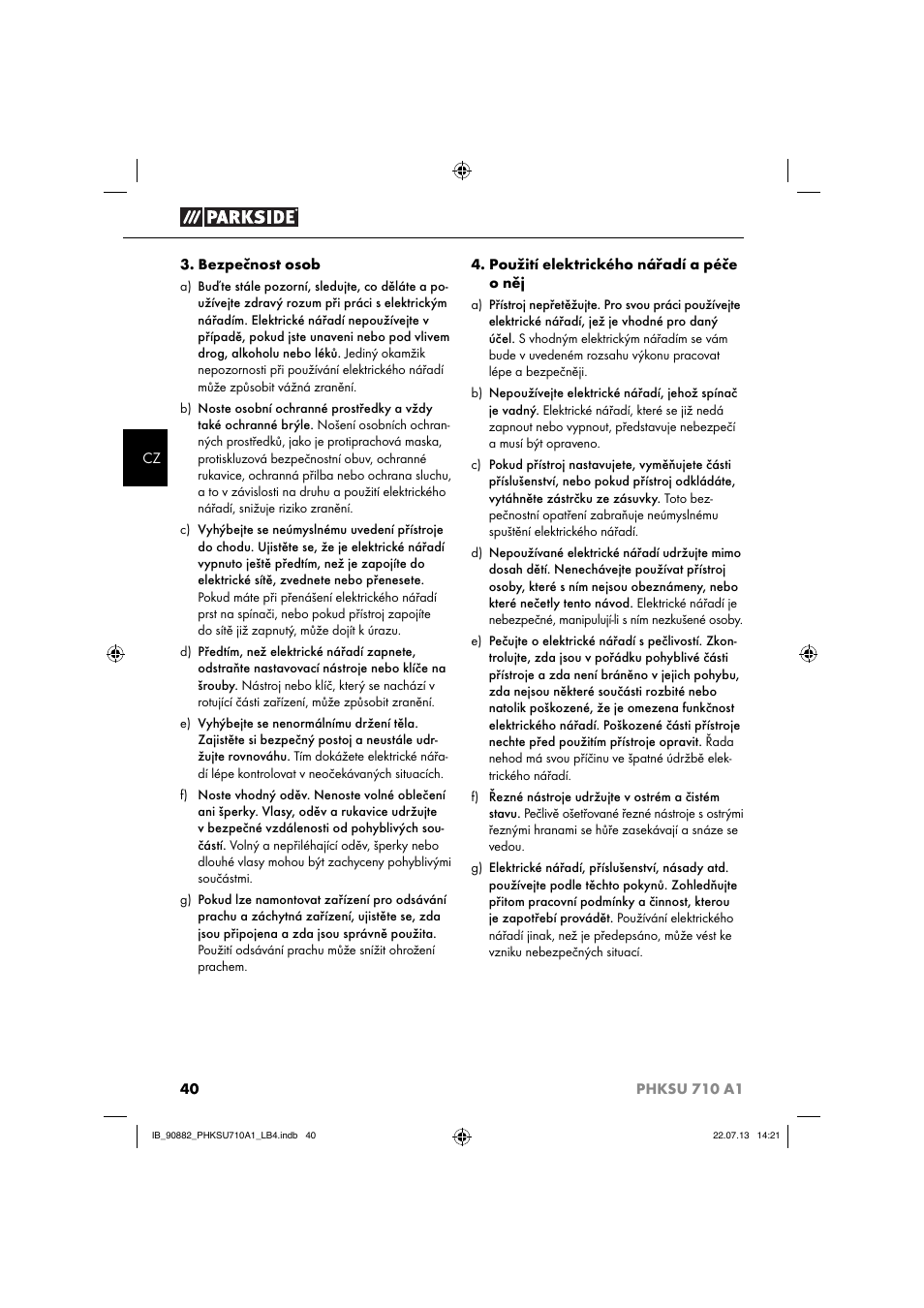 Parkside PHKSU 710 A1 User Manual | Page 43 / 64