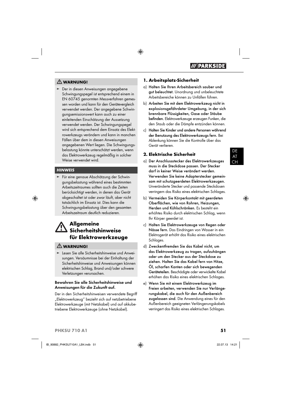 Parkside PHKSU 710 A1 User Manual | Page 54 / 64